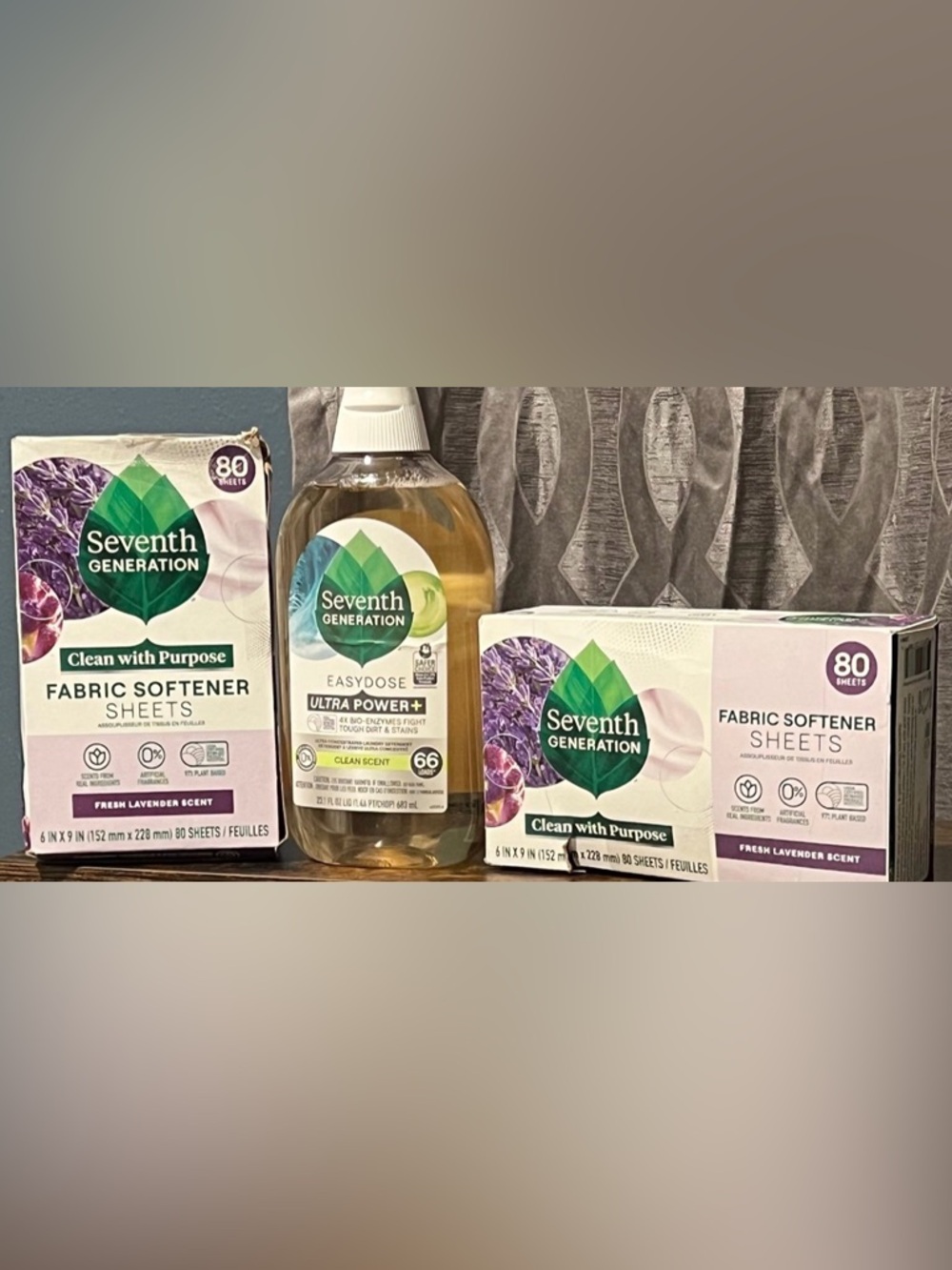 Seventh Generation Laundry Bundle Ultra Concentrated Detergent & 2 Dryer Sheets